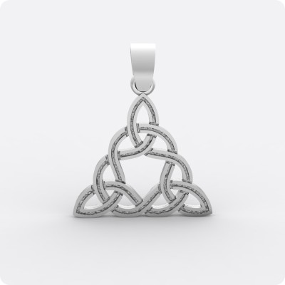 Узел Бригит из серебра Узел Бригит из серебра