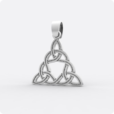 Узел Бригит из серебра Узел Бригит из серебра