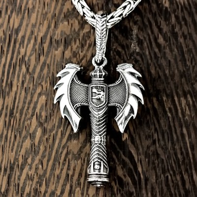 Секира Дракона из серебра Секира Дракона из серебра